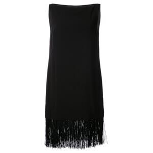 Elizabeth & James by Mary-Kate and Ashley Olsen Ekon Black Fringed Hem Dress